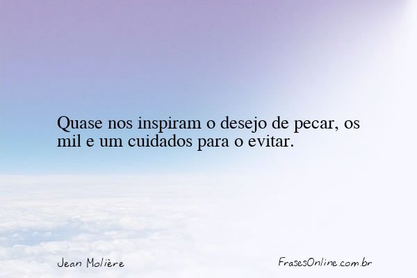 Frase de Jean Molière