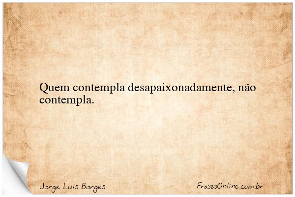 Frase de Jorge Luis Borges