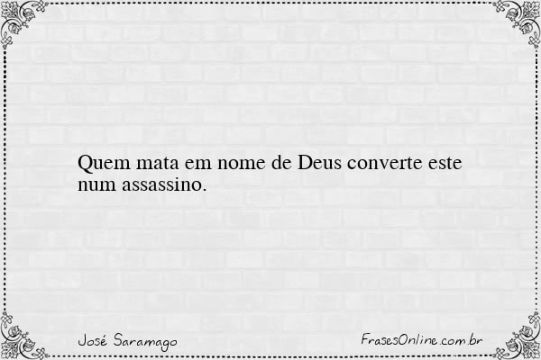 Frase de José Saramago