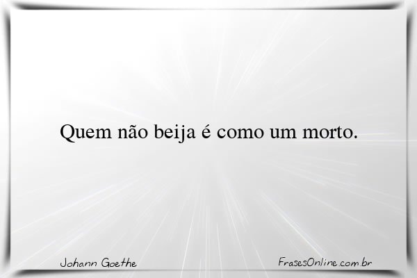 Frase de Johann Goethe