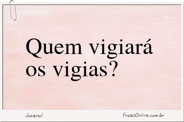 Frase de Juvenal