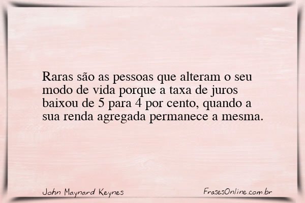 Frase de John Maynard Keynes