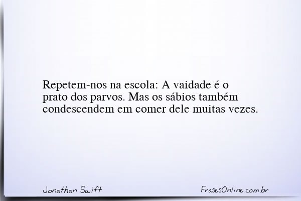 Frase de Jonathan Swift