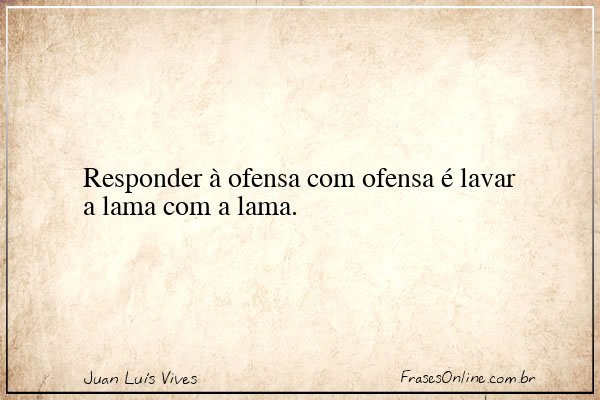 Frase de Juan Luís Vives