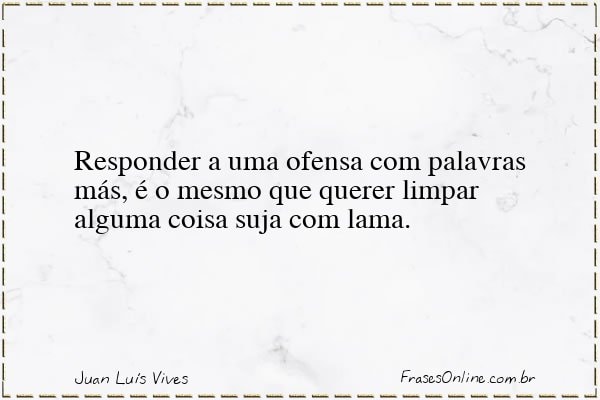 Frase de Juan Luís Vives