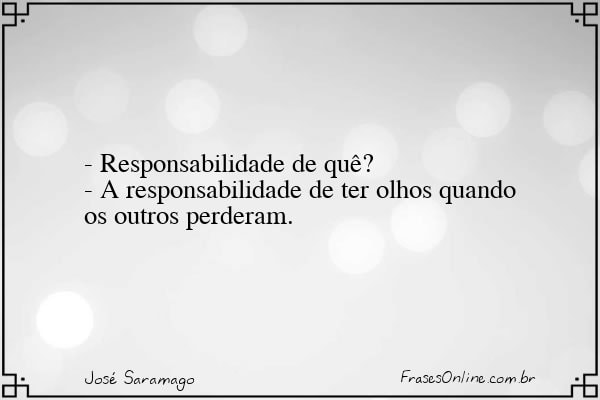 Frase de José Saramago
