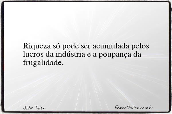 Frase de John Tyler