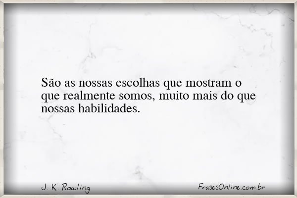 Frase de J. K. Rowling