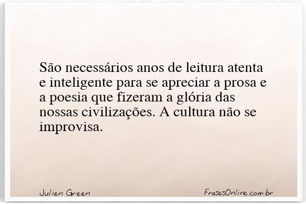 Frase de Julien Green