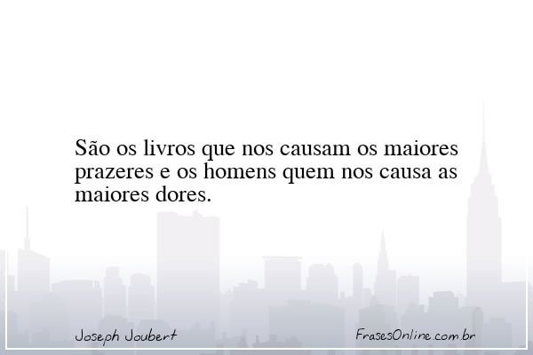 Frase de Joseph Joubert