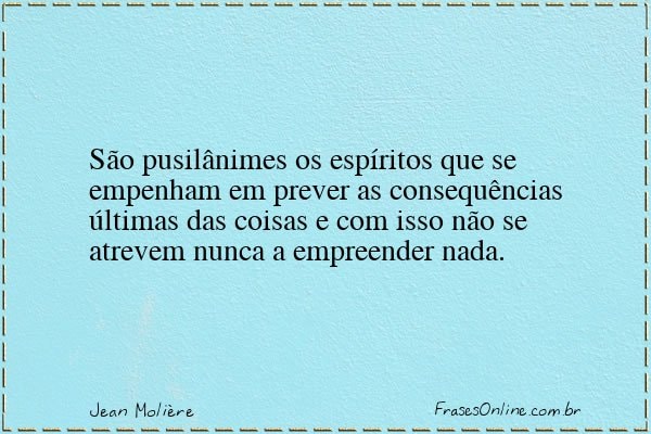 Frase de Jean Molière