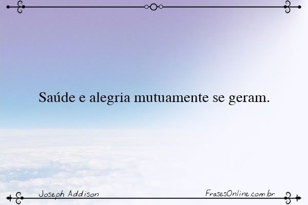 Frase de Joseph Addison