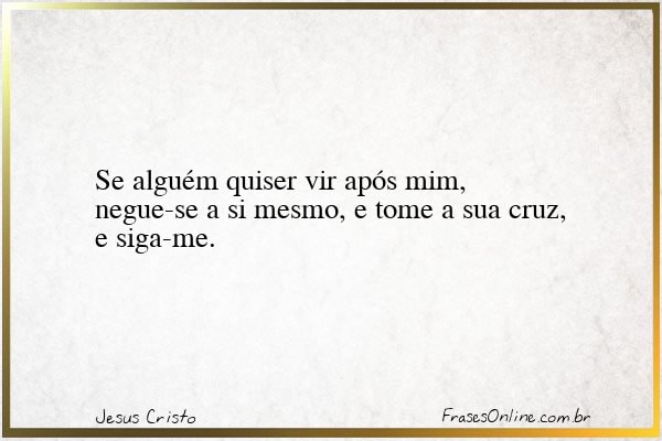 Frase de Jesus Cristo