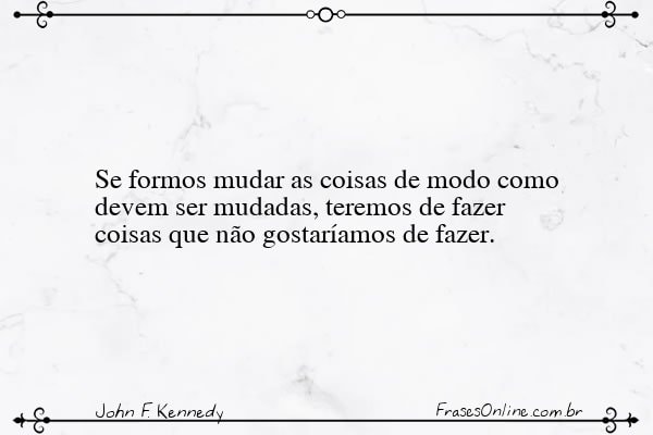 Frase de John F. Kennedy