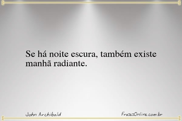 Frase de John Archibald