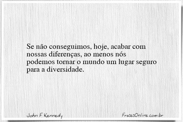 Frase de John F. Kennedy