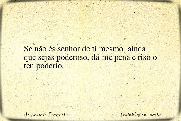 Frase de Josemaría Escrivá