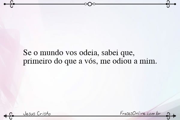 Frase de Jesus Cristo