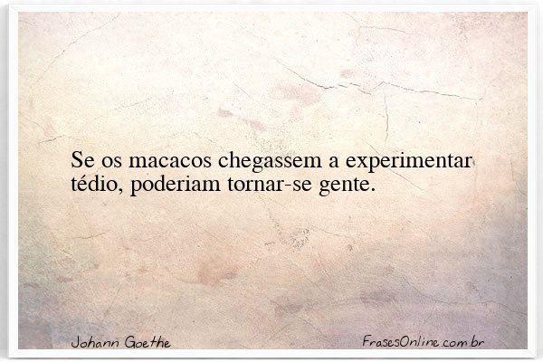 Frase de Johann Goethe