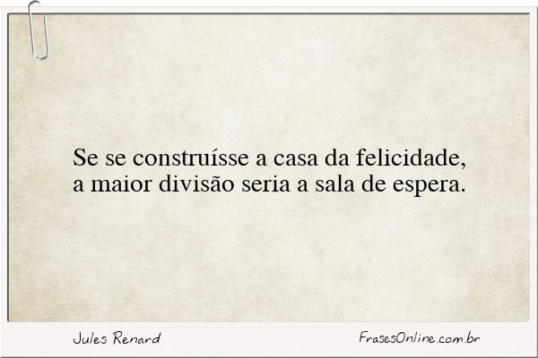 Frase de Jules Renard