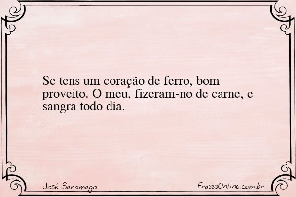 Frase de José Saramago