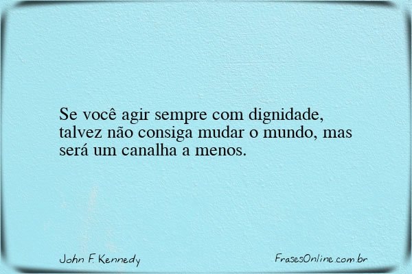 Frase de John F. Kennedy