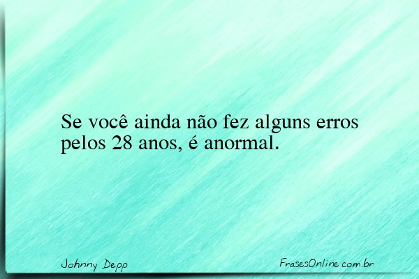 Frase de Johnny Depp