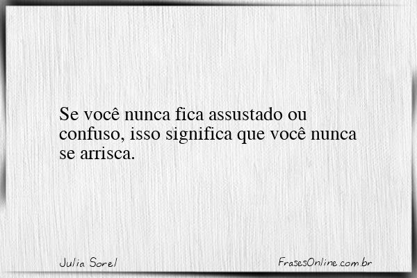 Frase de Julia Sorel