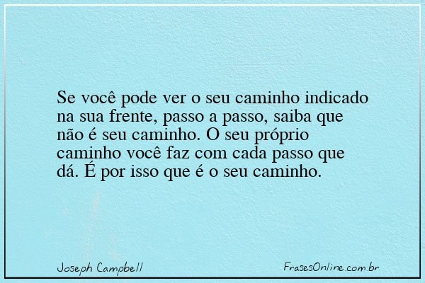 Frase de Joseph Campbell