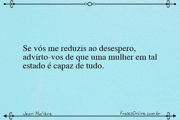 Frase de Jean Molière