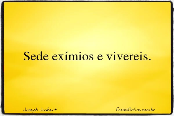 Frase de Joseph Joubert