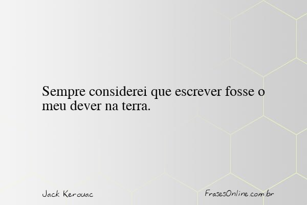 Frase de Jack Kerouac