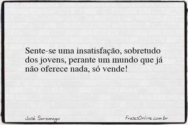 Frase de José Saramago