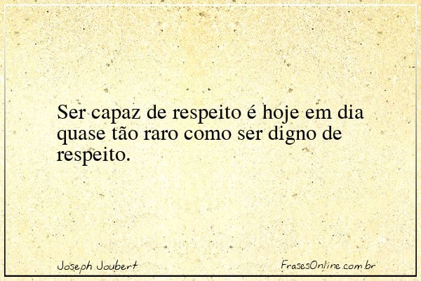 Frase de Joseph Joubert