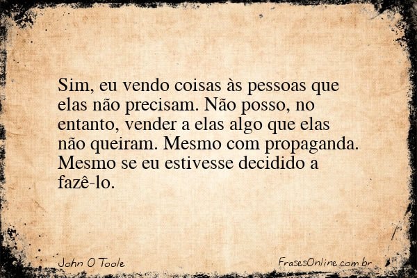 Frase de John O Toole