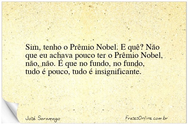 Frase de José Saramago