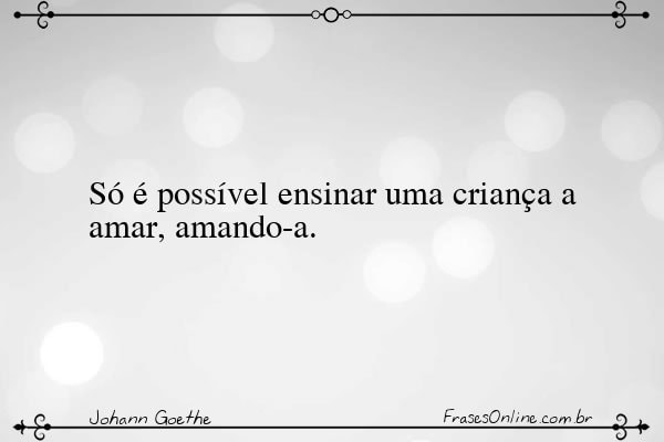 Frase de Johann Goethe