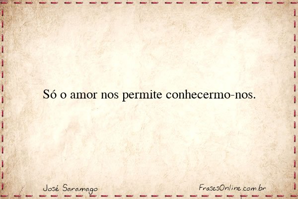 Frase de José Saramago