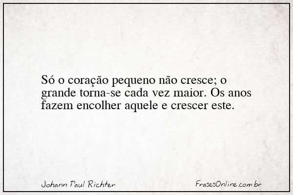 Frase de Johann Paul Richter