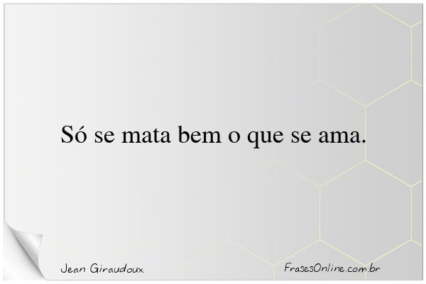 Frase de Jean Giraudoux
