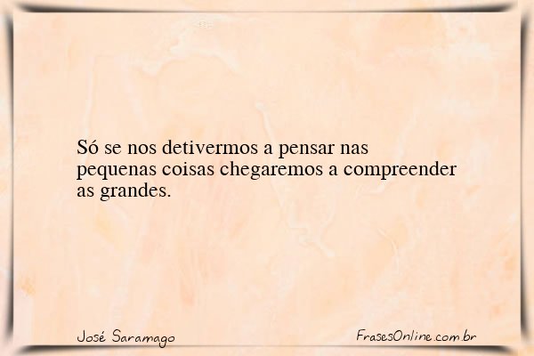 Frase de José Saramago