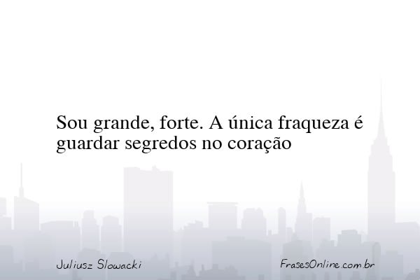 Frase de Juliusz Slowacki
