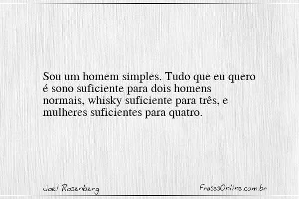 Frase de Joel Rosenberg