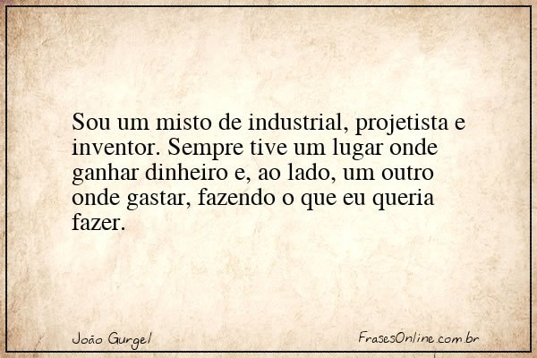 Frase de João Gurgel