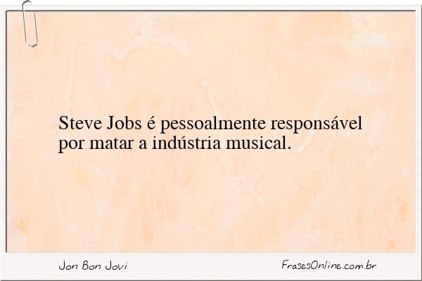 Frase de Jon Bon Jovi