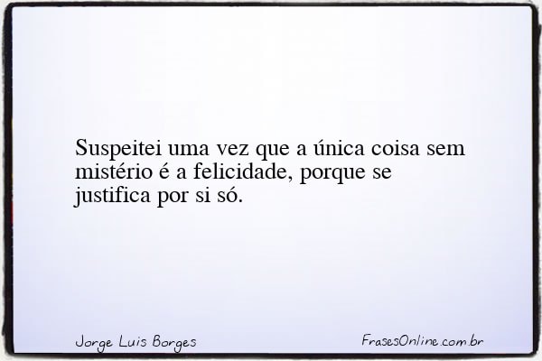 Frase de Jorge Luis Borges