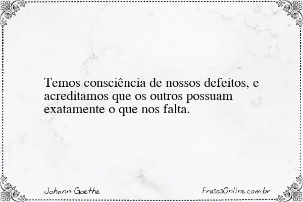 Frase de Johann Goethe