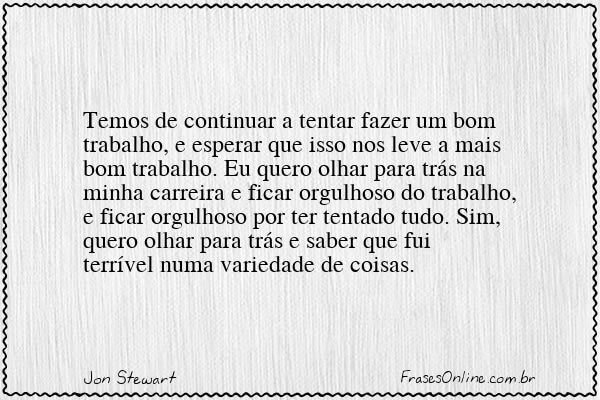 Frase de Jon Stewart