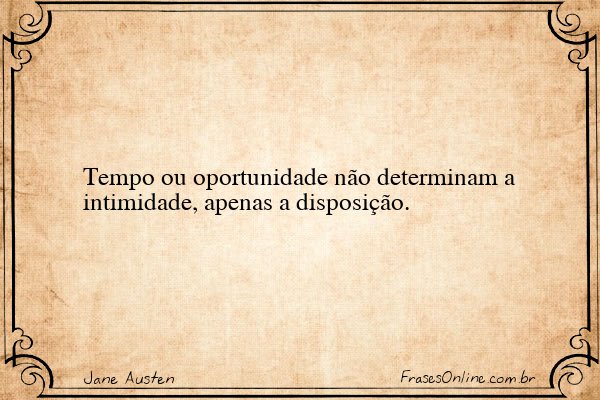 Frase de Jane Austen