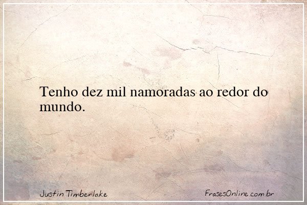Frase de Justin Timberlake
